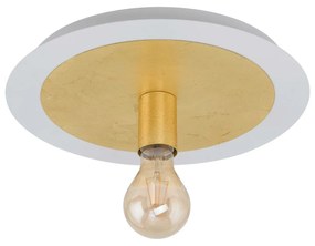Φωτιστικό Οροφής - Πλαφονιέρα Led 97491 White - Gold Passano Eglo Metal