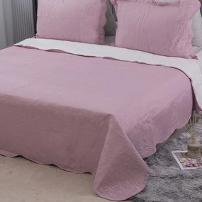 Κουβερλί Μονό (Σετ 160x220) 2 Όψεων Silk Fashion Solid Amethyst