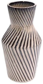 Βάζο Κεραμικό 003-224-114 16x32cm Beige-Brown Ceramic