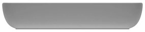 Νιπτήρας Πολυτελής Ορθογώνιος Αν. Γκρι Ματ 71x38 εκ. Κεραμικός - Γκρι