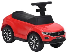 vidaXL Παιδικό Αυτοκίνητο Περπατούρα Volkswagen T-Roc Κόκκινο