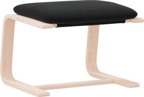 vidaXL Υποπόδιο Μαύρο 51 x 41 x 40 εκ. Υφασμάτινο