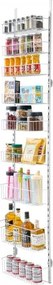VEVOR 9-Tier Over the Door Pantry Organizer Hanging Storage Rack Adjustable