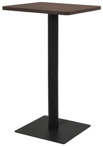 vidaXL Τραπέζι Bistro Σκούρο Σταχτί 70 x 70 x 107 εκ.