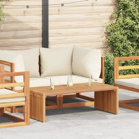 vidaXL Τραπεζάκι κήπου 110x55x35.5 εκ. Μασίφ ξύλου teak