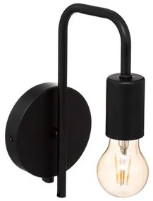 Φωτιστικό τοίχου-απλίκα Zhola E27 40W μαύρο 17x12x25εκ 199-000532 Pakoworld-199-000532-Μαύρο 199-000532