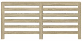 vidaXL Κάλυμμα Καλοριφέρ Sonoma Δρυς 175x20x82 εκ. Επεξεργασμένο Ξύλο