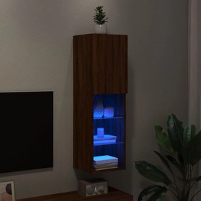 vidaXL Σετ επίπλου τηλεόρασης Medium Brown Oak