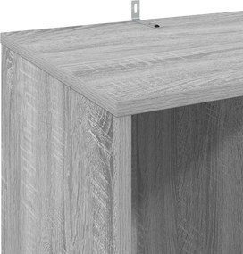 vidaXL Ντουλάπι δίσκων βινυλίου Γκρι Sonoma 44,5 x 36,5 x 74,5 εκ