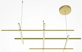 Κρεμαστό Φωτιστικό Οροφής LED 80W Χρυσό Radiance MOD278PL-L86G3K Maytoni MOD278PL-L86G3K Χρυσό