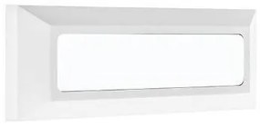 Απλίκα Φωτιστικό Τοίχου LED 4W 3CCT Παραλληλόγραμμη 21-5100-1 ΦOS_ME-21-5100-1-Λευκό 21-5100-1