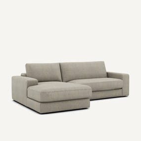 Γωνιακός καναπές με τουίντ ταπετσαρία, Skander