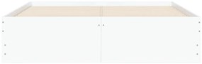Πλαίσιο Κρεβατιού με Συρτάρια Χωρίς Στρώμα Λευκό 120x190 εκ. - Λευκό