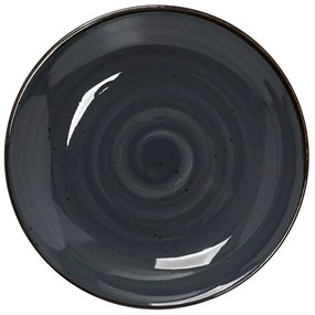 Πιάτο Σπαγγέτι Πορσελάνης Terra Grey ESPIEL 25,5x4,5εκ. TLG105K6