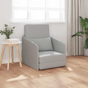 vidaXL Καναπές Κρεβάτι 2-σε-1 Συννέφο Γκρι 65x80x83 εκ. Υφάσματος