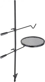 VEVOR Swivel Campfire Grill Heavy Duty Steel Open Fire Cooking Grate Adjustable