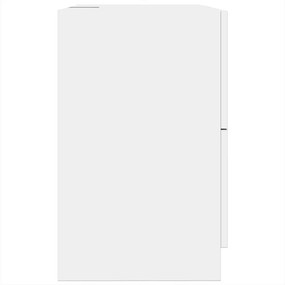vidaXL Ντουλάπι Νιπτήρα Λευκό 59x37x59 εκ. Επεξεργασμένο Ξύλο