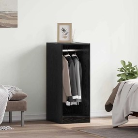 vidaXL Ντουλάπι με ράφι Μαύρη δρυς 41 x 48 x 102 εκ Επεξεργασμένο ξύλο