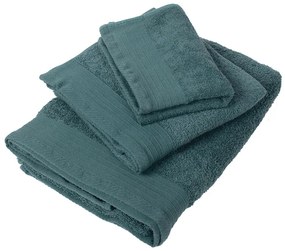 Πετσέτες (Σετ 3τμχ) Πενιέ Petrol DimCol Towels Set 80x150cm 100% Cotton