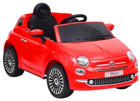 Παιδικό Αυτοκίνητο Ηλεκτρικό Fiat 500 Κόκκινο