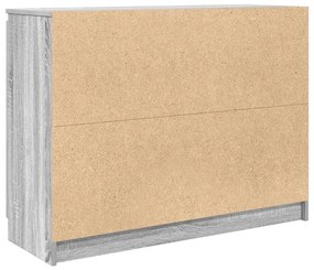 Συρταριέρα με Συρτάρια Γκρι Sonoma 100,5x35x76 εκ. Επεξ. Ξύλο - Γκρι