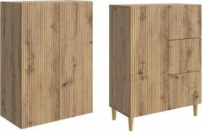 vidaXL Σέτ Ντουλαπιών 2 τμχ. Artisan Δρυς Επεξεργασμένο Ξύλο