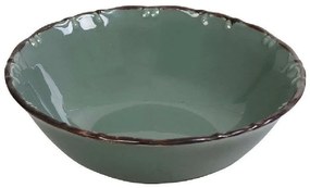 Σαλατιέρα Liana Rim TLU150K6 Φ25cm Green Espiel Πορσελάνη