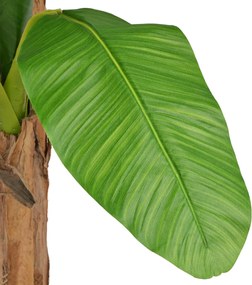 vidaXL Μπανανιά Τεχνητή Πράσινη 250 εκ. με Γλάστρα