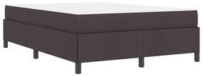 vidaXL Κρεβάτι με ελατήρια Καφέ 140 x 190 cm
