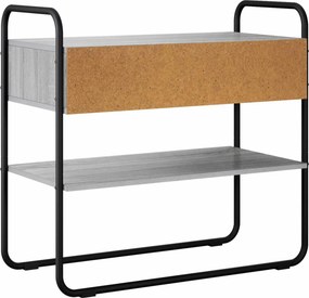 vidaXL Τραπέζι κονσόλας Γκρι Sonoma 80 x 40 x 75 εκ.