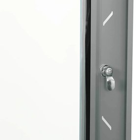 vidaXL Ντουλάπα δικτύου με αποθήκευση Γκρι 60 x 60 x 50 εκ Ατσάλι