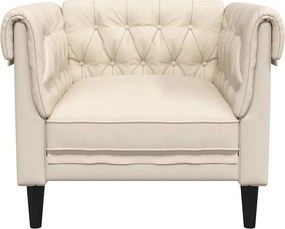 vidaXL Πολυθρόνα Chesterfield Λινό