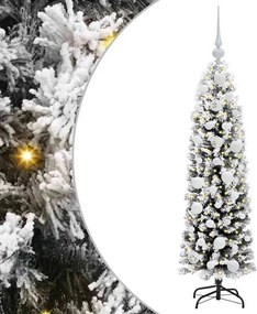 vidaXL Τεχνητό Χριστουγεννιάτικο Δέντρο με 150 LED Πράσινο 120 cm