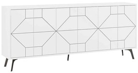 Μπουφές Dune 855DTE4236 184x35x77,4cm White Μοριοσανίδα, Μελαμίνη