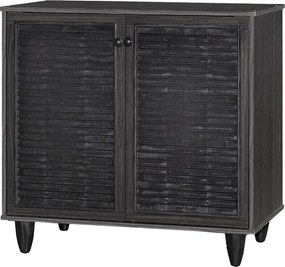 Παπουτσοθήκη-ντουλάπι Ronan pakoworld χρώμα wenge 70.5x35x66εκ