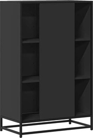 vidaXL Ντουλάπι Μαύρο από 68x35x106,5 cm Επεξεργασμένο Ξύλο μέταλλο