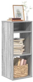 vidaXL Βιβλιοθήκη Γκρι Sonoma 34x31x80 εκ. από Επεξεργασμένο Ξύλο
