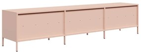 ντουλάπι τηλεόρασης vidaXL Ροζ 202x39x43,5 cm Ατσάλι ψυχρής έλασης