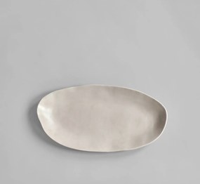 Πιατέλα Native Oval Tray, Big Κεραμικό Άσπρο Birch H4cm x W26cm x L50 cm 101 COPENHAGEN
