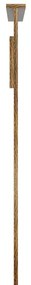 vidaXL Κεφαλάρι Καπνιστό Δρύς 75 cm Επεξεργασμένο ξύλο