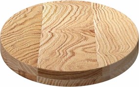 vidaXL Επιτραπέζια επιφάνεια 80x40x4 εκ. από Μασίφ Ξύλο Δρυός Οβάλ