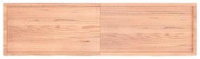 vidaXL Επιφ Τραπεζιού Αν Καφέ 220x60x(2-6)εκ. Επεξ. Μασίφ Ξύλο Δρυός
