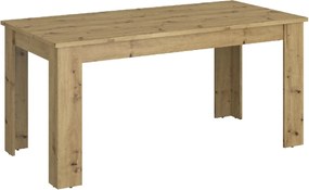 Τραπέζι Ayson Βελανιδιά με σκούρα νερά 160x80x75.1cm