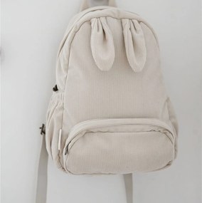 Σχολική Τσάντα Νηπιαγωγείου (32x13x26) Minene Cream Bunny