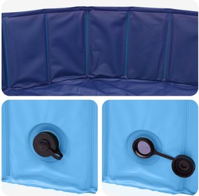 vidaXL Πισίνα για Παιδιά Μπλε Ø 80 x 20 cm