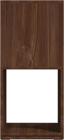 vidaXL Ντουλάπι Περιστρ. Καφέ Δρυς 34,5x34,5x75,5 εκ. Επεξ. Ξύλο