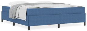 vidaXL Σκελετός Κρεβατιού Άλλο Μπλε 180 x 200 cm Βελούδο
