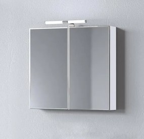 Καθρέπτης μπάνιου Skopelos 60 Λευκό 59x11x65εκ. 59x11x65 εκ.