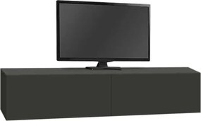 Έπιπλο τηλεόρασης Aristo με LED ανθρακί 135x32x25εκ