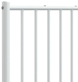 vidaXL Ανταλλακτικό κεφαλάρι Λευκό 193 εκ. Μεταλλικό